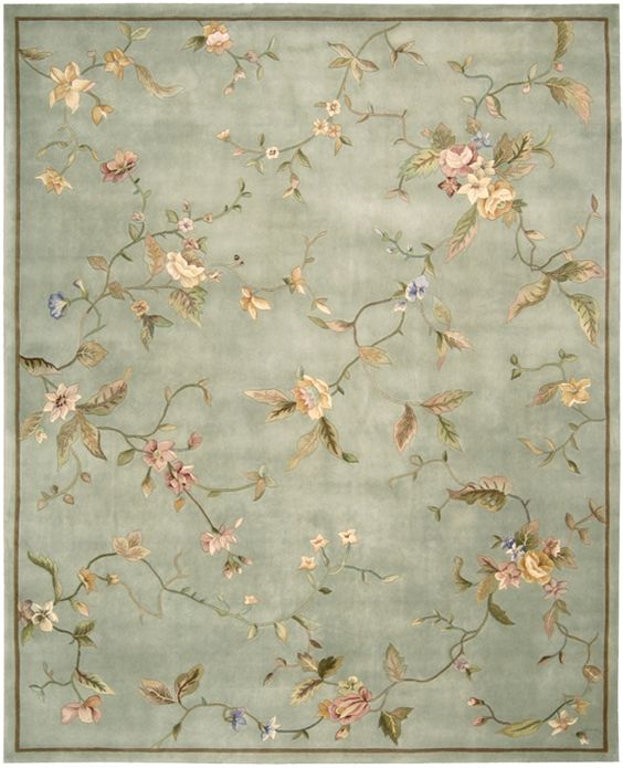 Apple Green Color Premium Design Rug -Bisha Rugs