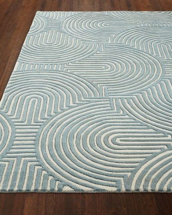 Grey Modern Design Area Rug