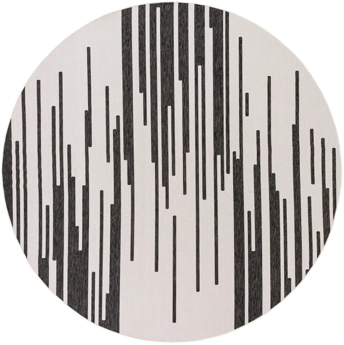 Black-and-White Round Rug for your Space-Bisha-rugs