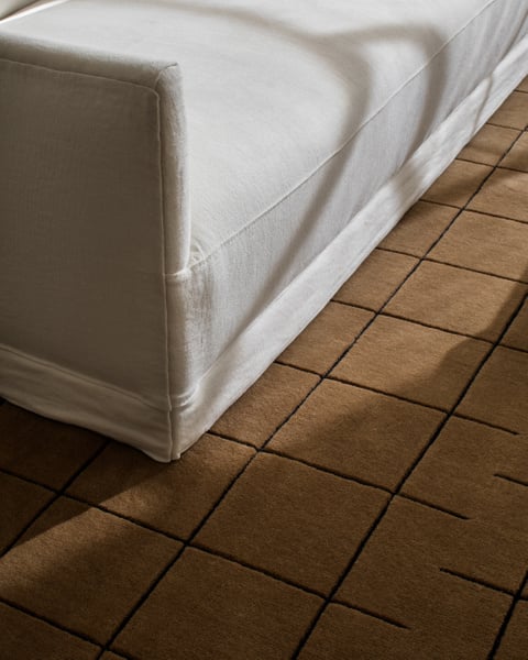 Modern Brown Color Hand Tufted Rug-Bisha Rugs
