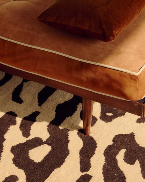 Tigris Beige Brown Color Hand Tufted Rug-Bisha Rugs
