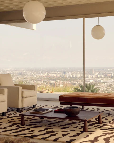 Tigris Beige Brown Color Hand Tufted Rug-Bisha Rugs