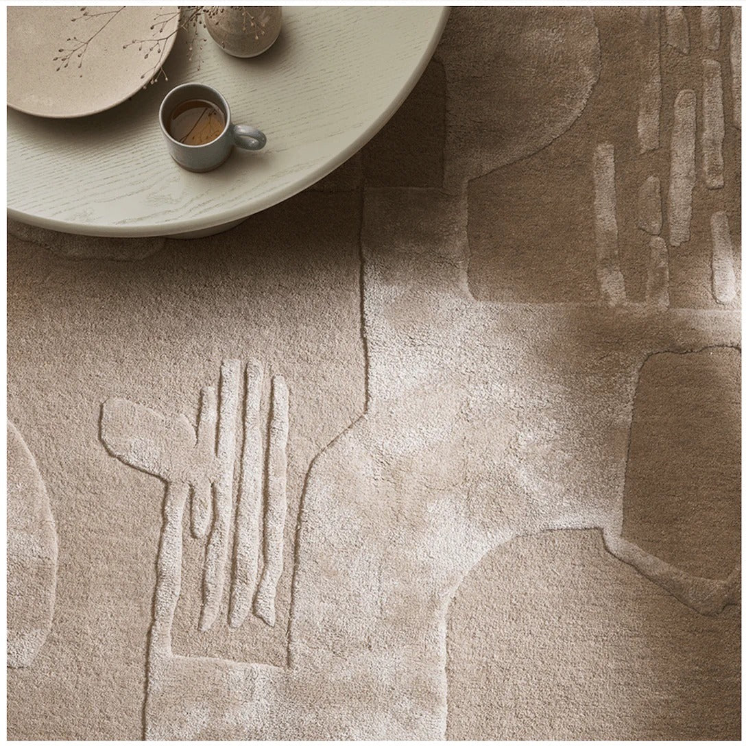 Light Grey Color Modern Design Rug For Luxurious Home-Bisha Rugs