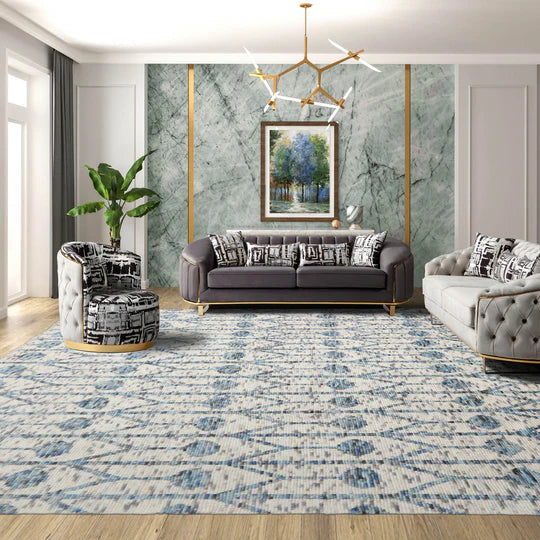 Contemporary Oriental Oushak Wool Area Rug