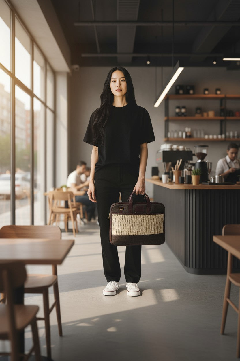 Premium Jute Laptop Bag – A Work Companion That Matches Your Lifestyle