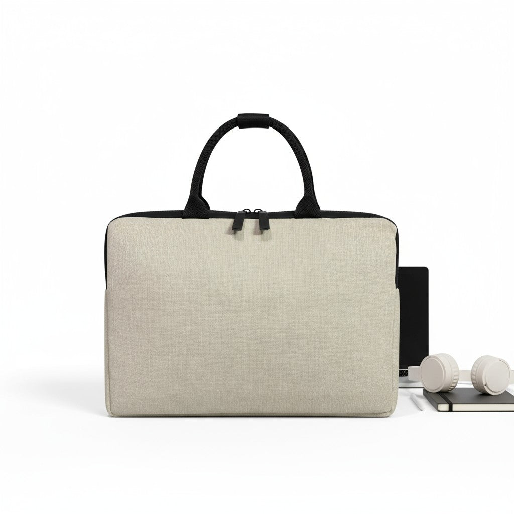 Classic Jute Laptop Bag – Carry Work Essentials in Style & Comfort