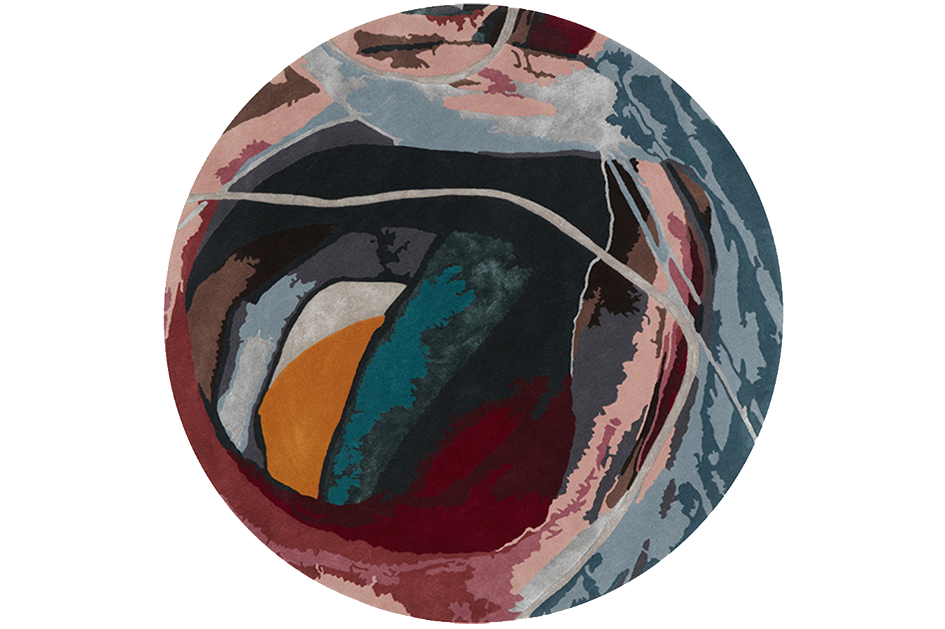 Nocturn Premium Design Hand-Tufted Round Rug-bisha-rugs