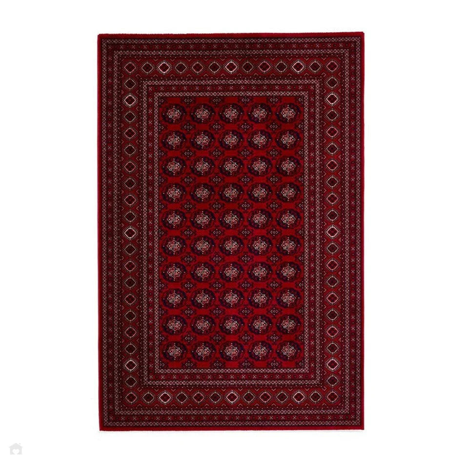 Traditional Hand Knotted Super-Soft Persian Red Rug