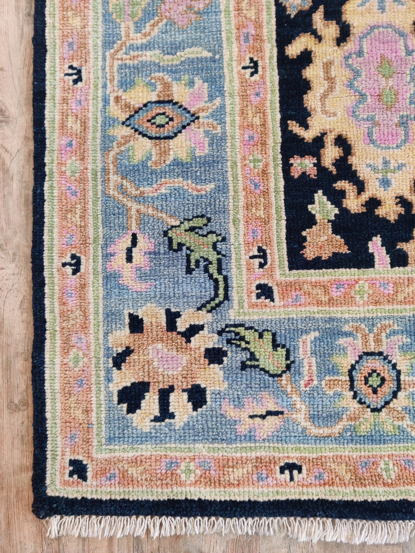 Handmade Contemporary Oushak Wool Area Rug