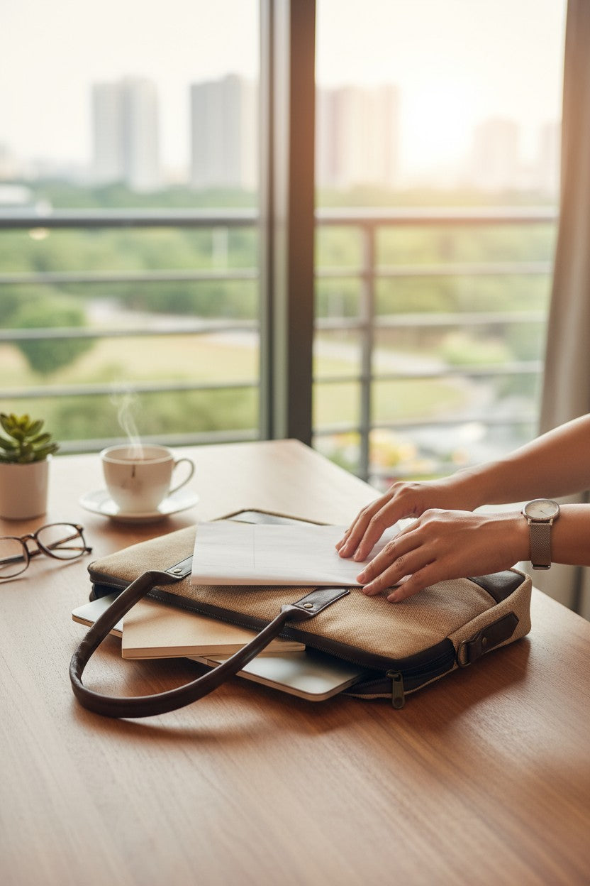 Stylish Jute Laptop Bag – For Office Days, Coffee Dates & Weekend Getaways