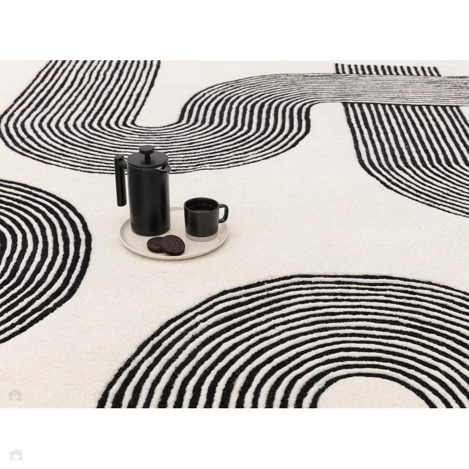 Arches Modern Geometric Hand-Tufted High-Density Soft Textured Rug -Bisha Rugs