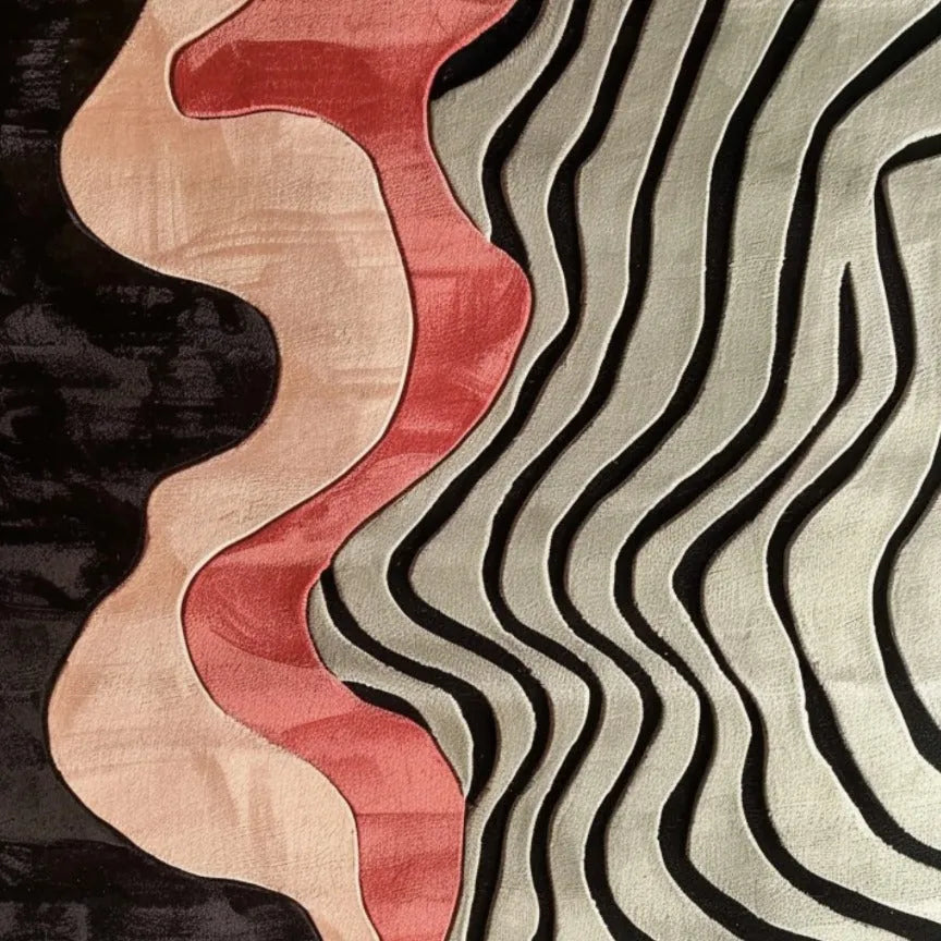 Sculptural Hand Tufted Rug - Bisha Rugs