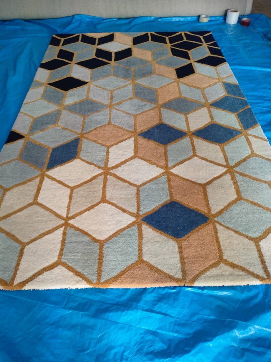 Multicolor Classic Wool Tufted Design Area Rug