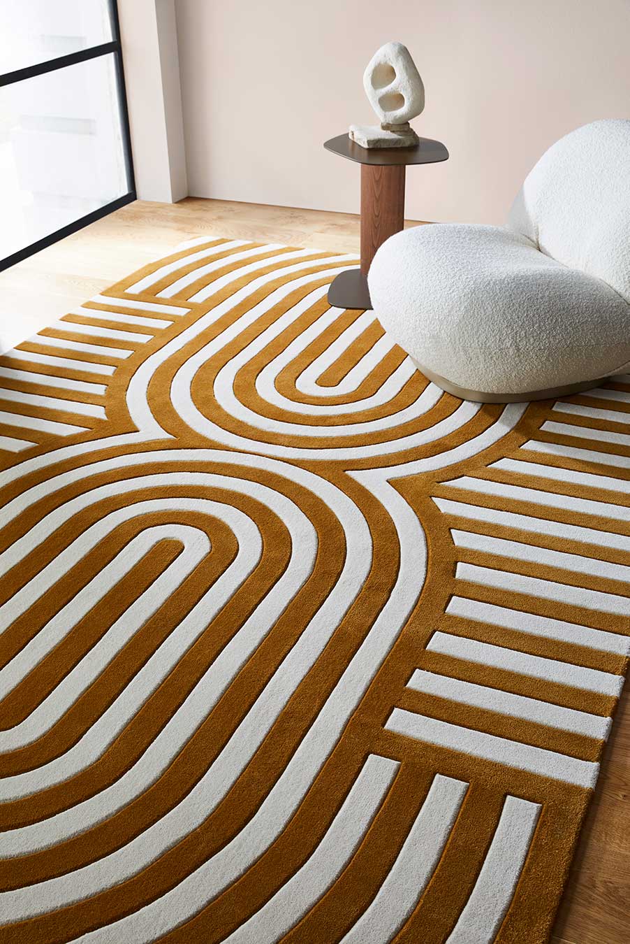 Walter Hand-Tufted Modern Area Rug-Bisha Rugs