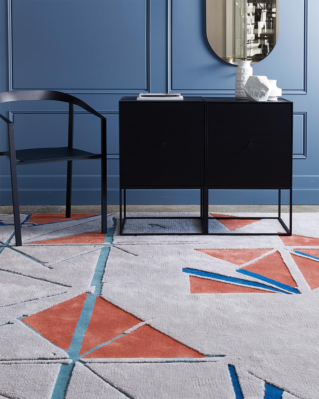Despatch Geometric Pattern Premium Design Hand-Tufted Rug-bisha-rugs