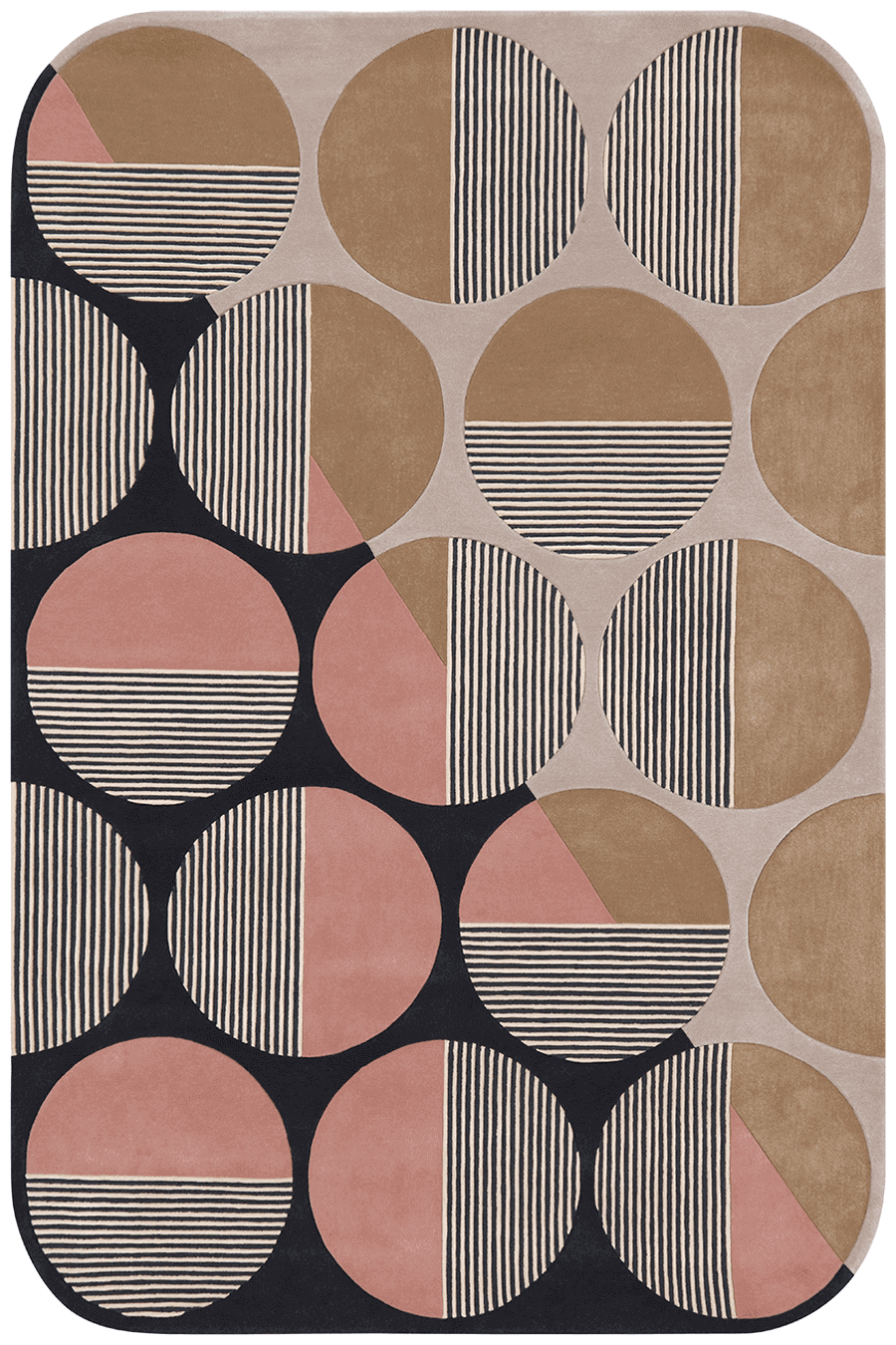 Newton Geometric Design Hand-Tufted Area Rug-bisha-rugs