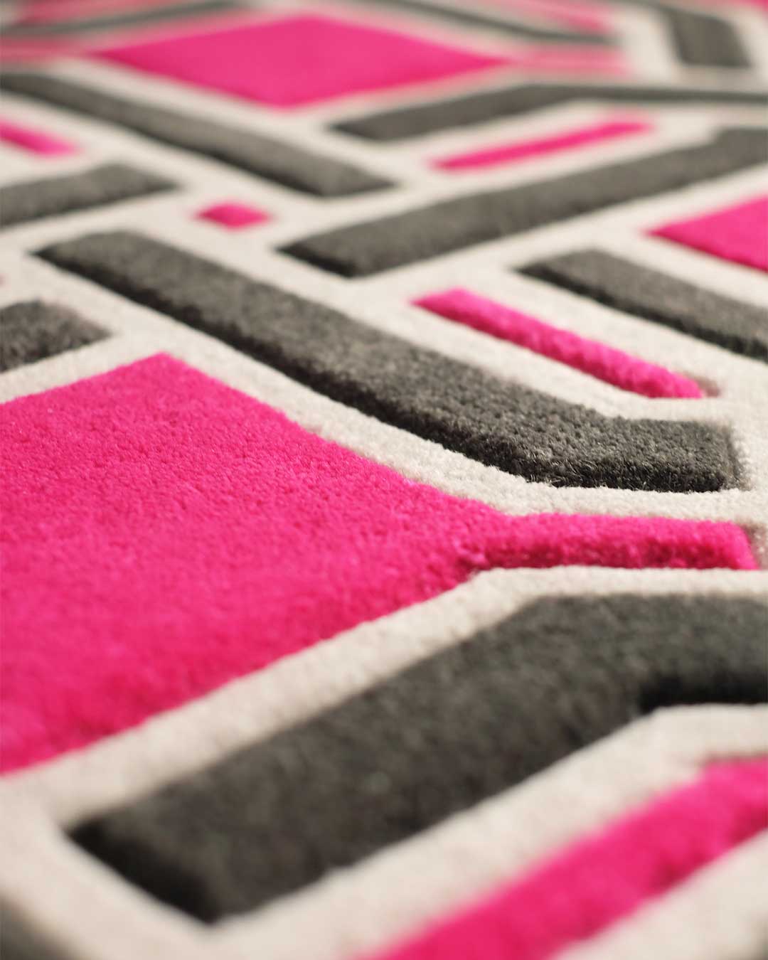 Oxford Geometric Design Hand-Tufted Rug-bisha-rugs