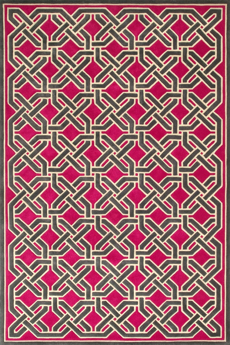 Oxford Geometric Design Hand-Tufted Rug-bisha-rugs
