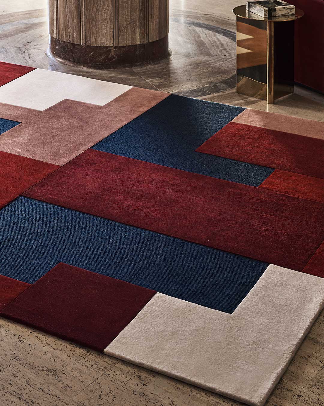 Rene Geometric Modern Hand-Tufted Rug-Bisha Rugs