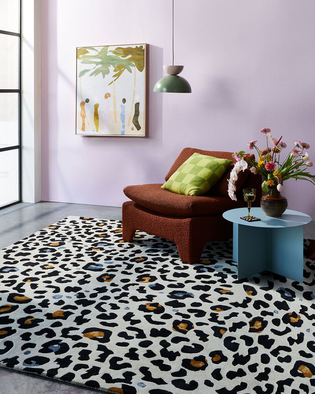Donatella Tiger Pattern Premium Design Hand-Tufted Rug-bisha-rugs