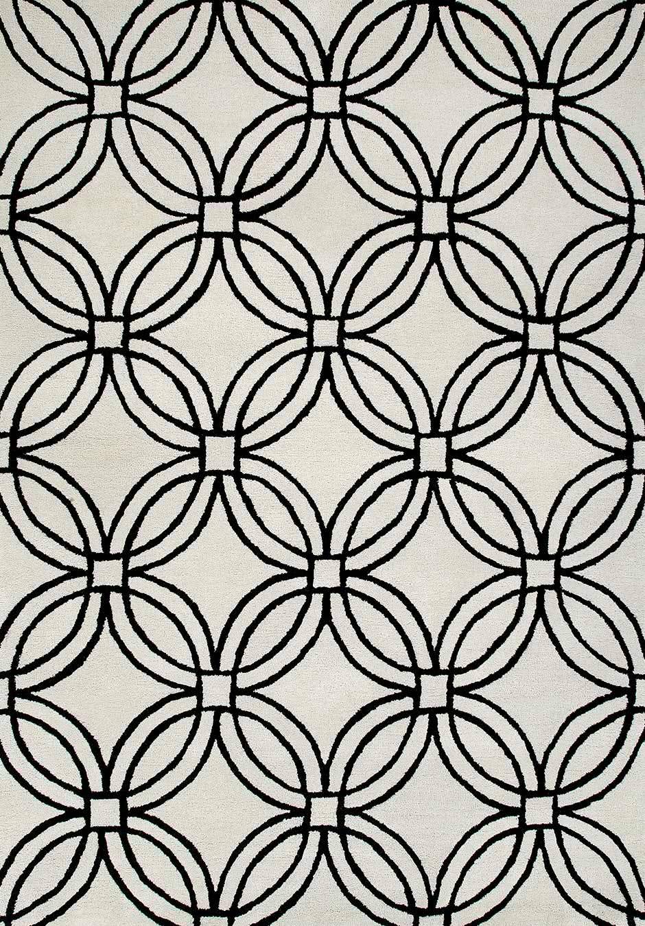 Hannover Ice Geometric Design Hand-Tufted Area rug-bisha-rugs