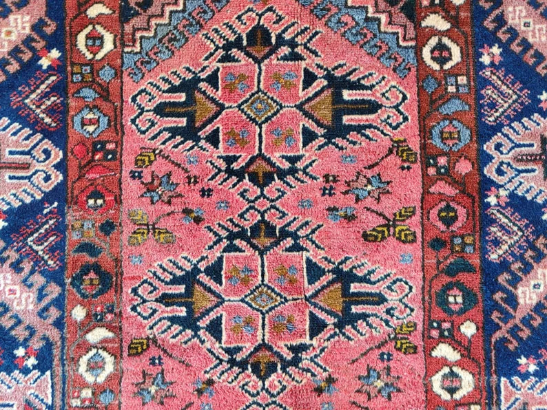 Lulus Oushak Rug Faded Salmon Orange Vintage Wool Area Rug