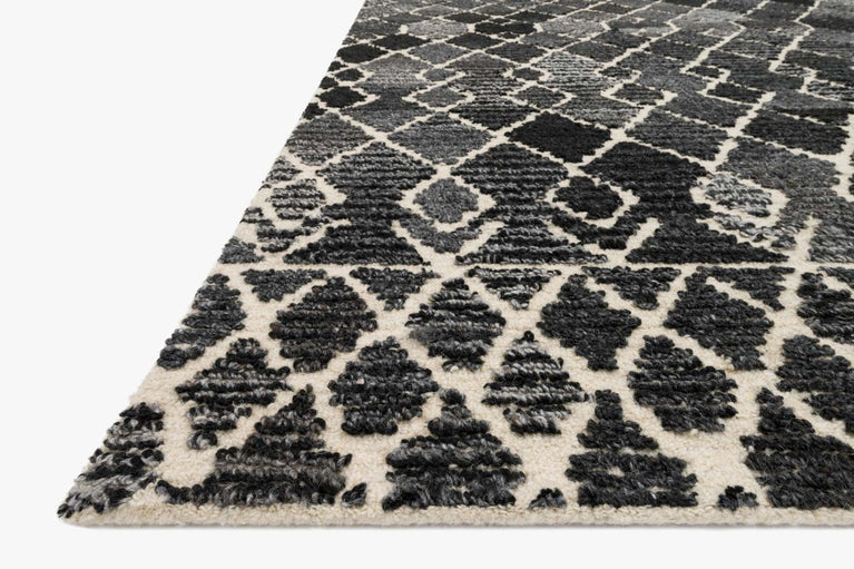 Hand Tufted Charcoal / Ivory Area Rugs