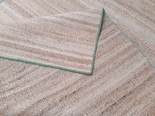 BENGAL – NATURAL JUTE & FERN GREEN RUGS