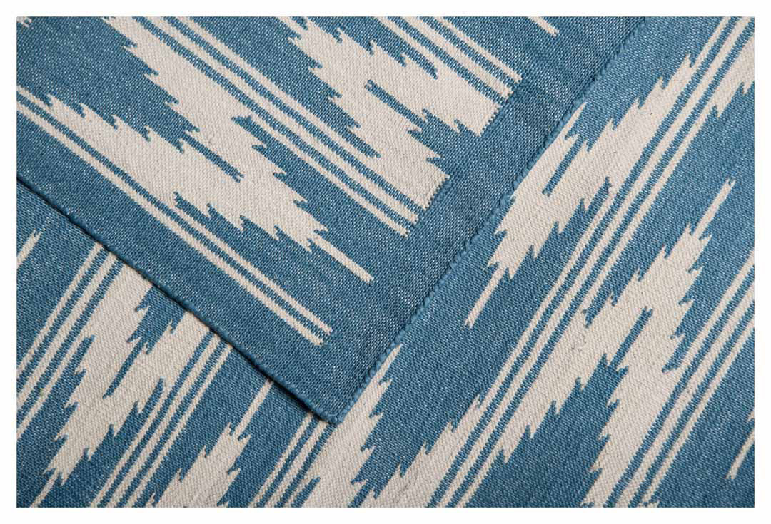 ROYAL RAJPUT – SKY BLUE & LEAFY GREENS RUGS