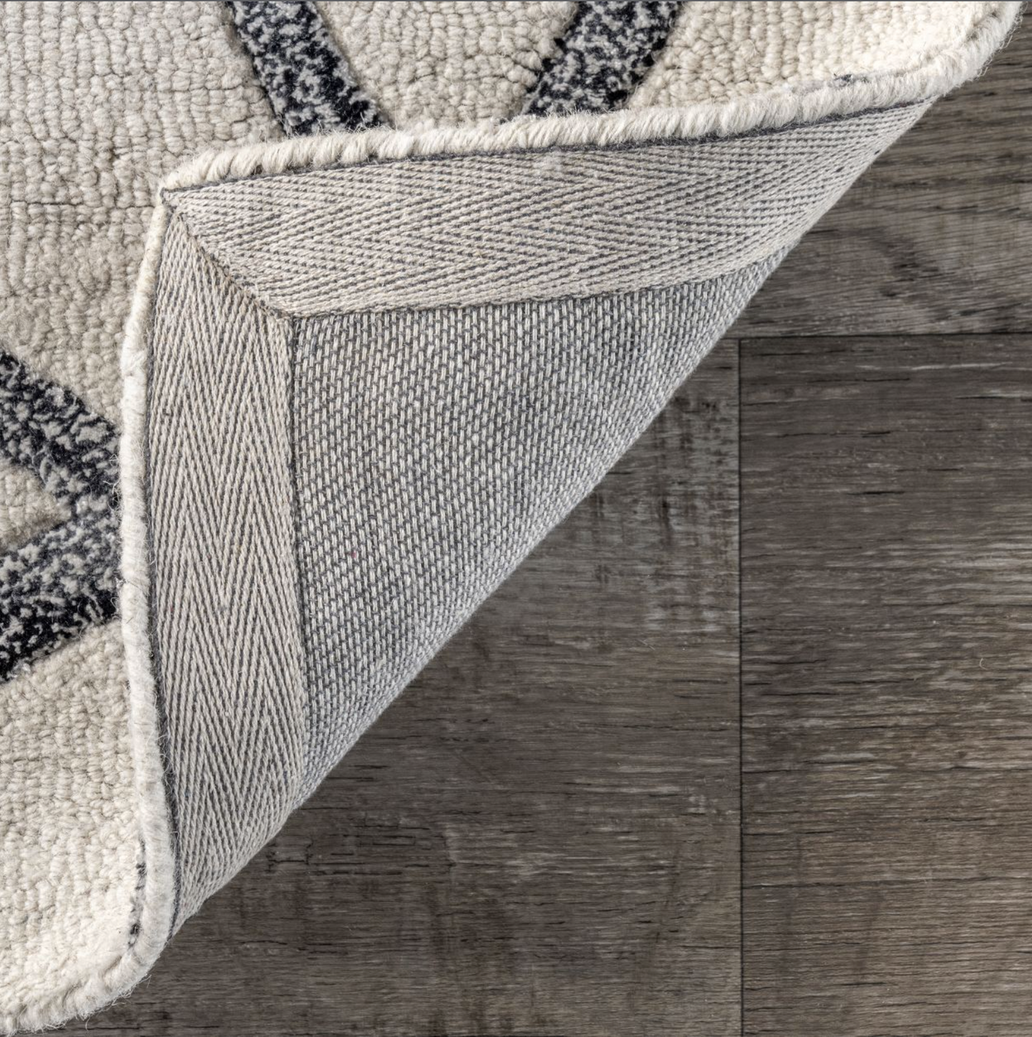 Silver Wool Imperial Trellis Area Rug