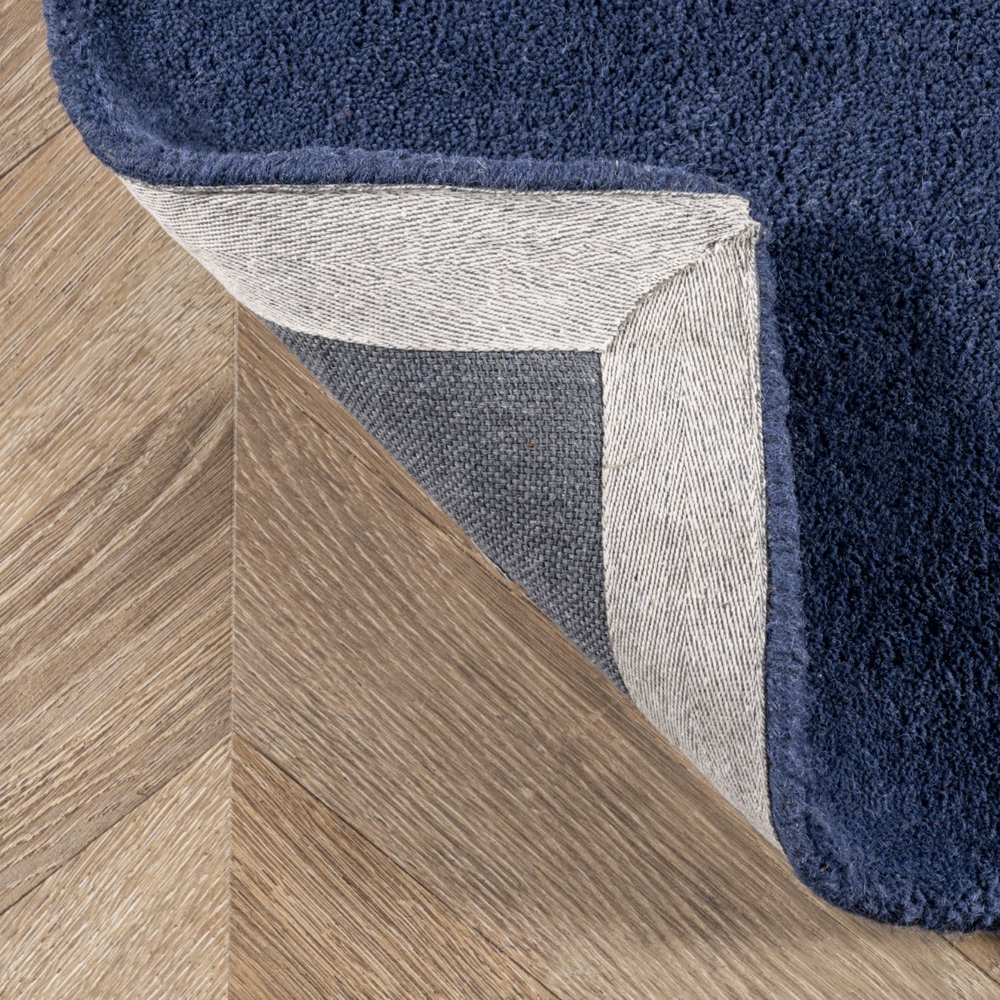 Navy Nautical Anchor Area Rug