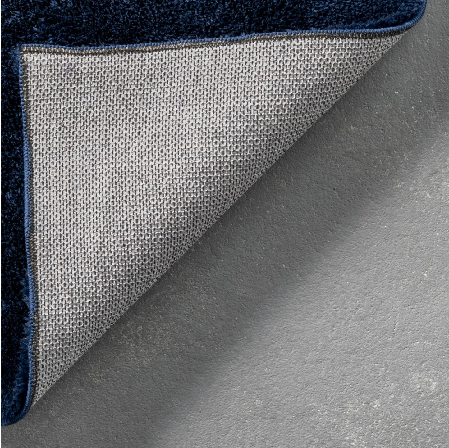 Navy Blue Solid Area Rug