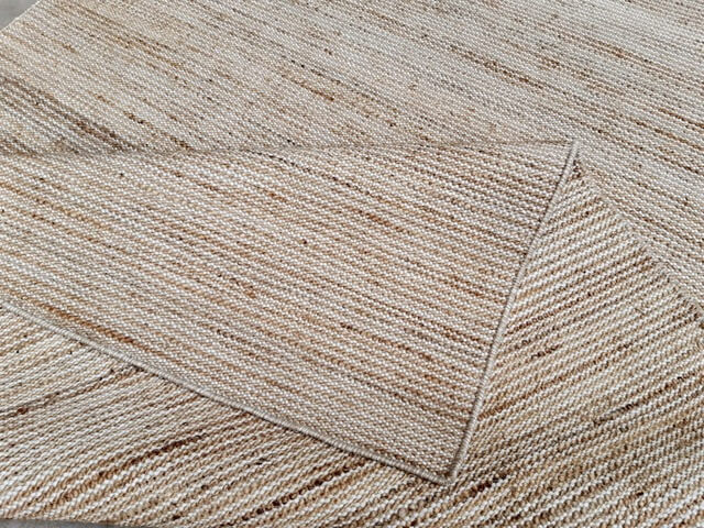 SILVER SHIMMER – NATURAL JUTE & SILVER RUGS