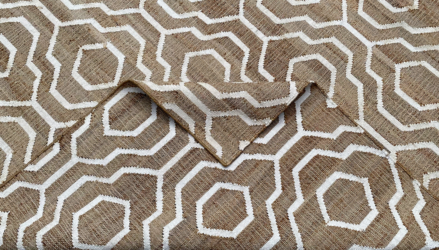 LUCKNOW – NATURAL JUTE & WINTER WHITE RUGS