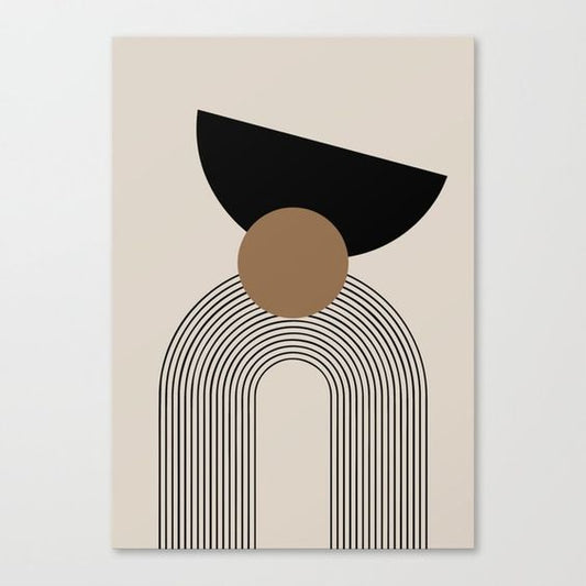 Black Art Designer Living Room Rug