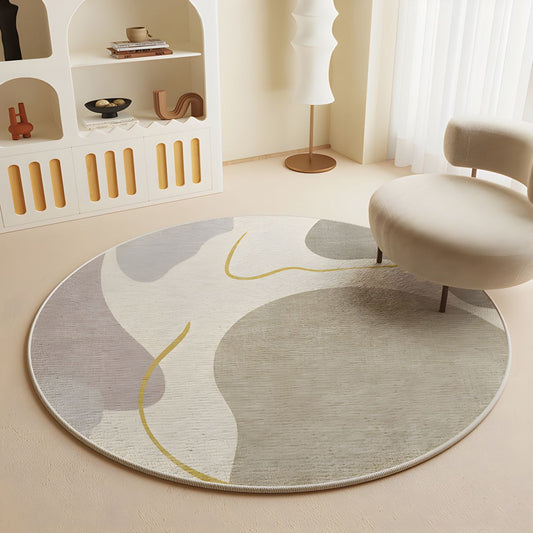 Multicolor Light Colors Modern Area Rug