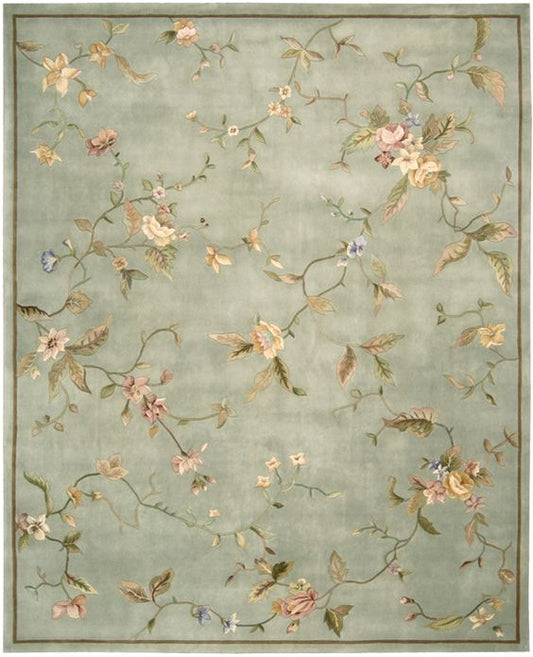 Apple Green Color Premium Design Rug -Bisha Rugs