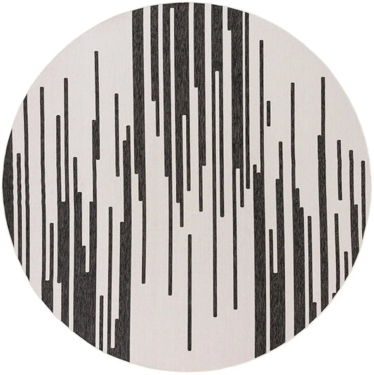 Black-and-White Round Rug for your Space-Bisha-rugs