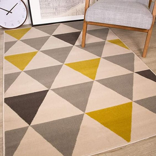 Hand-Tufted Rug with Gentle Patterns