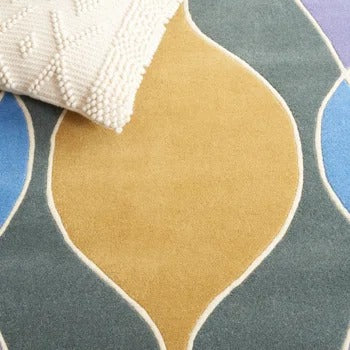 Multicolor Modern Design Rug For Stylish Home-Bisha Rugs