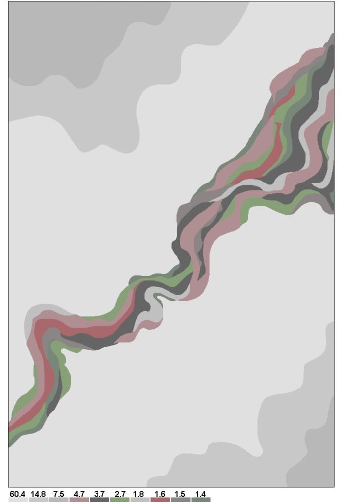 Multicolor Luxury Design Wool Area Rug