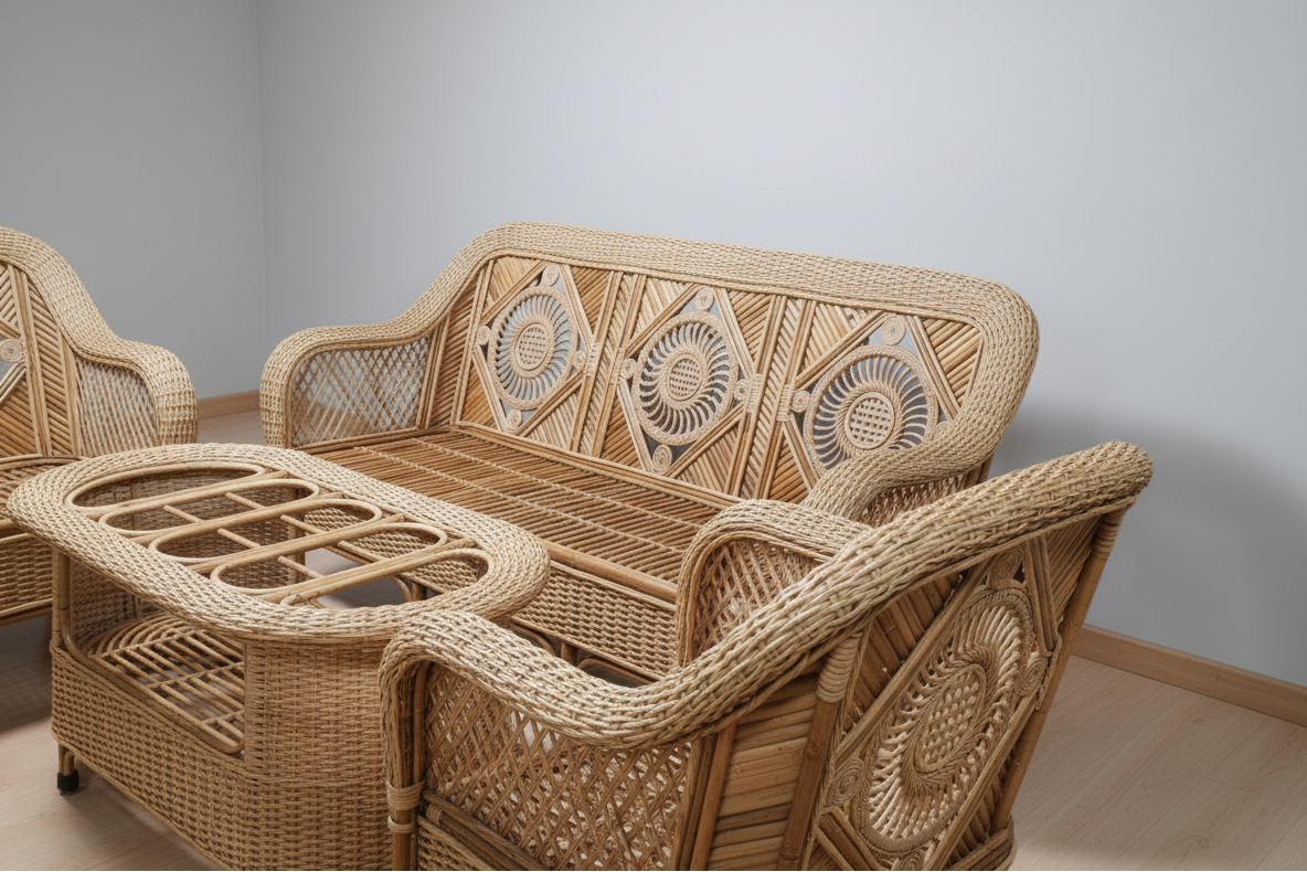 The Imperial Pinwheel Handcrafted Cane Suite