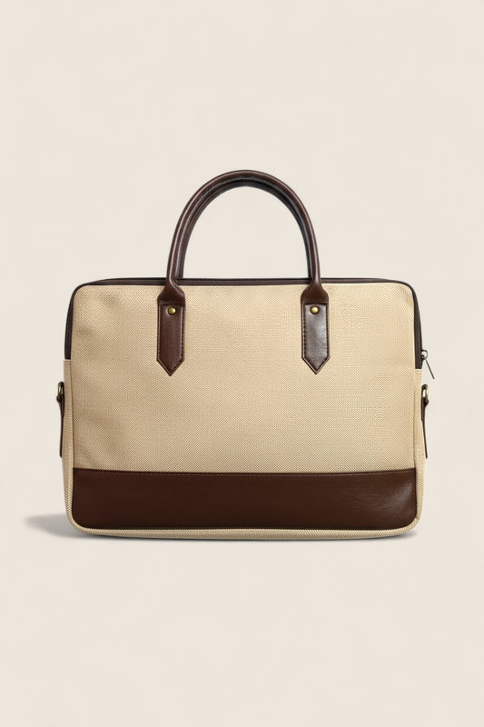 Stylish Jute Laptop Bag – For Office Days, Coffee Dates & Weekend Getaways