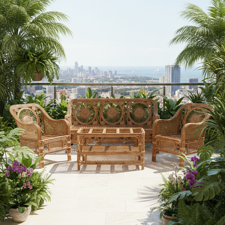 Gardenia Lattice Outdoor Set