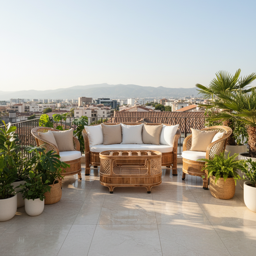 The Coastal Tub Chair Rattan Collection