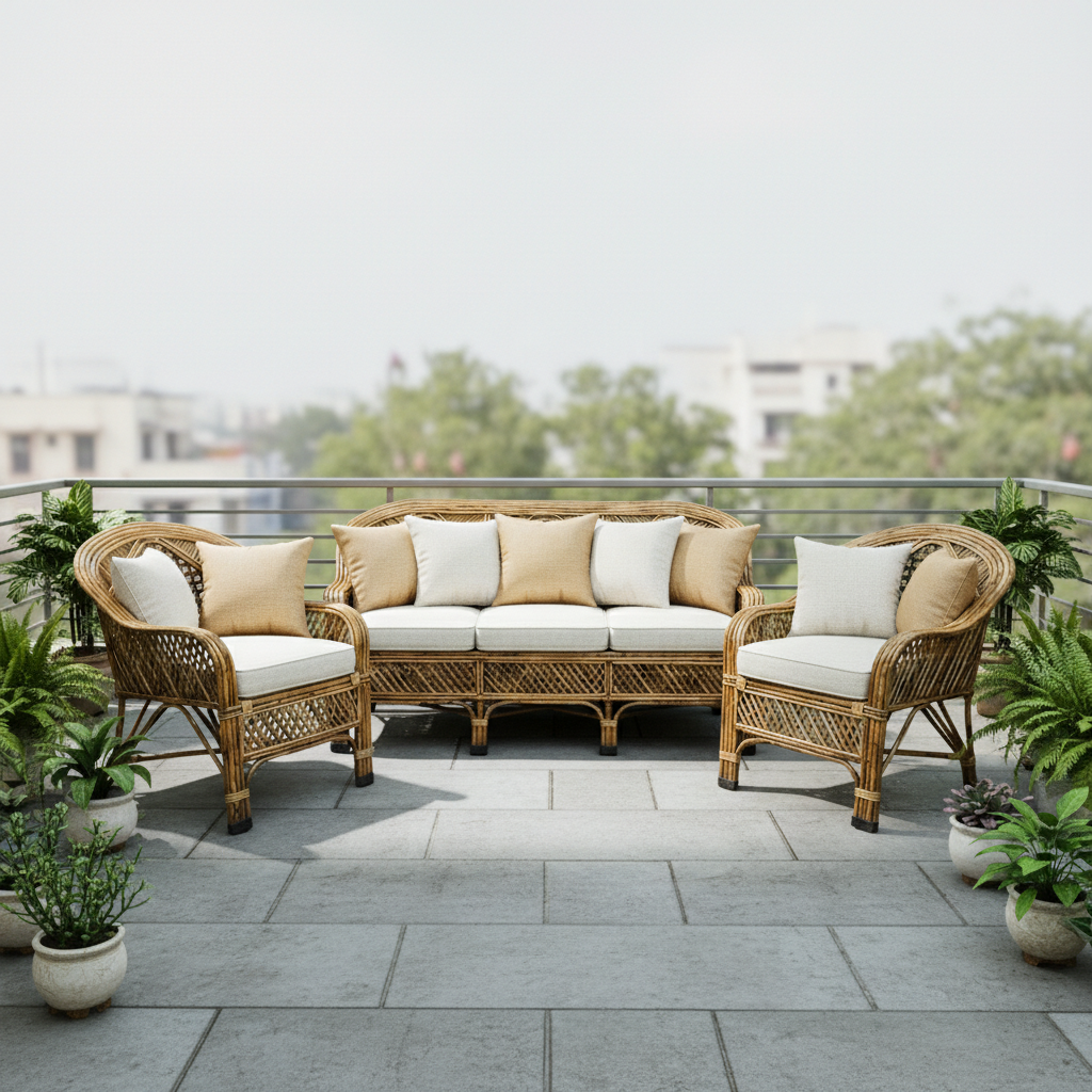 The Harlequin Contrast Rattan Collection