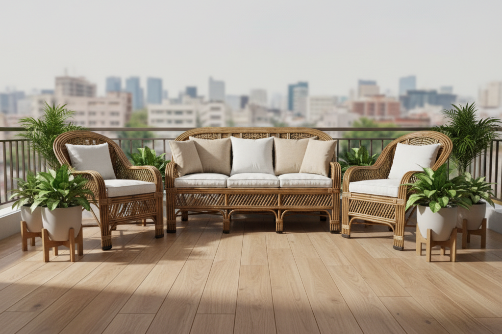 The Stately Pillar Rattan Collection