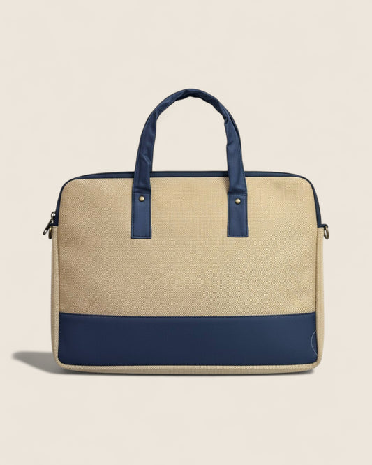 Minimalist Jute Laptop Bag – Perfect Balance of Elegance & Everyday Utility