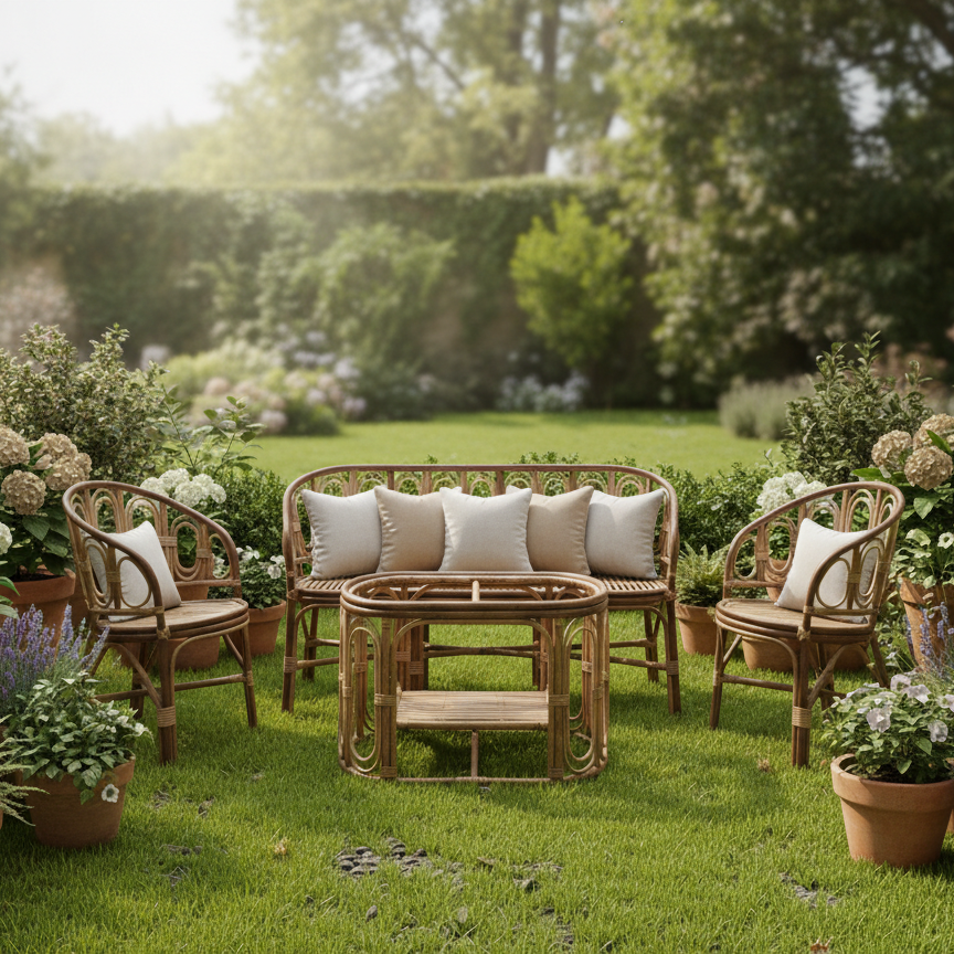 The Orbit Minimalist Wicker Lounge