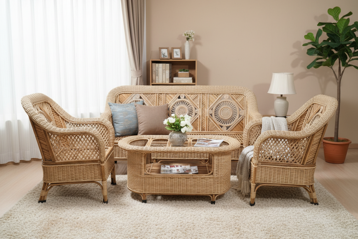 The Imperial Pinwheel Handcrafted Cane Suite